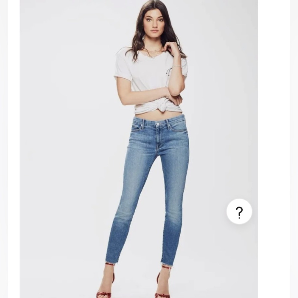 MOTHER Blue Ankle & Cropped Jeans